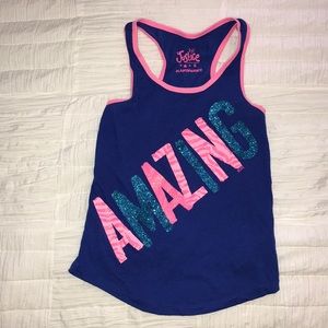 Girls Justice size 8 tank top